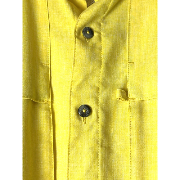 Men’s Magellan Button Down Shirt Size S Yellow Outdoor Shirt - Picture 5 of 16